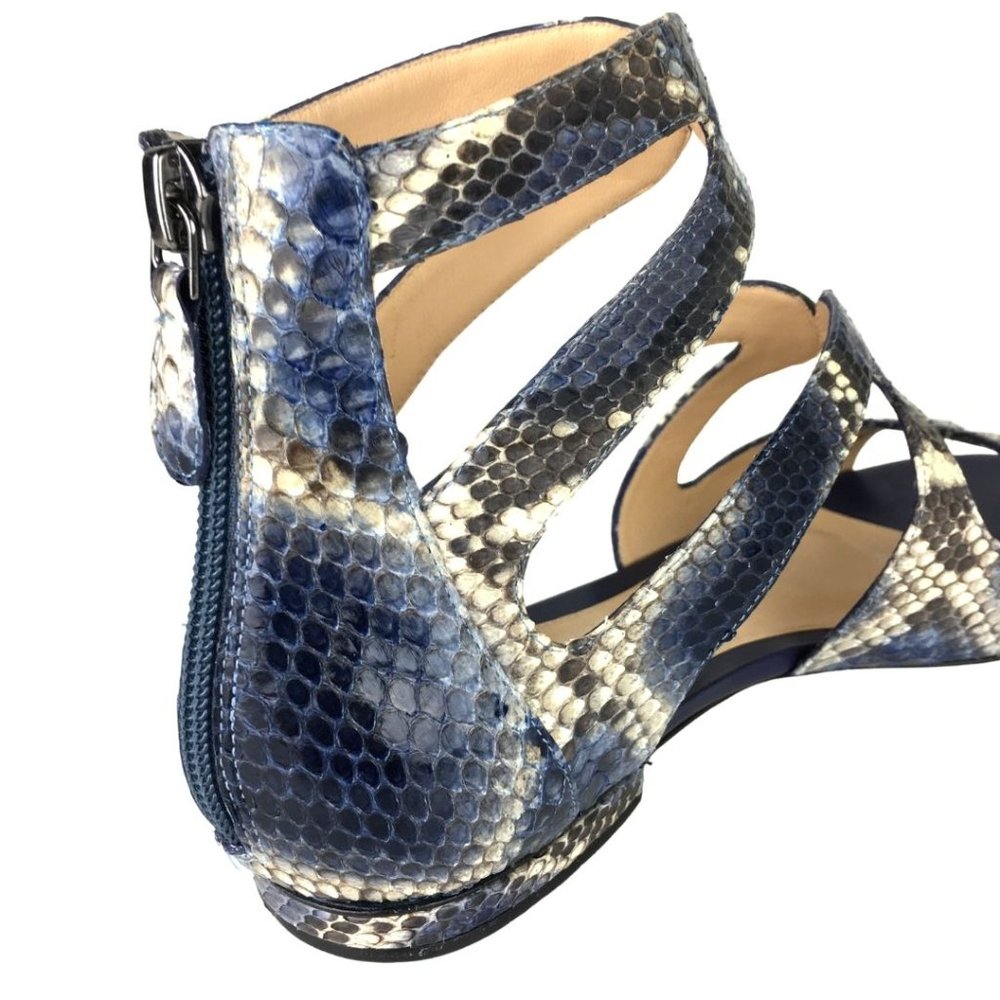 Alexandre Birman Felicie Python Cage Sandals EU 3… - image 11
